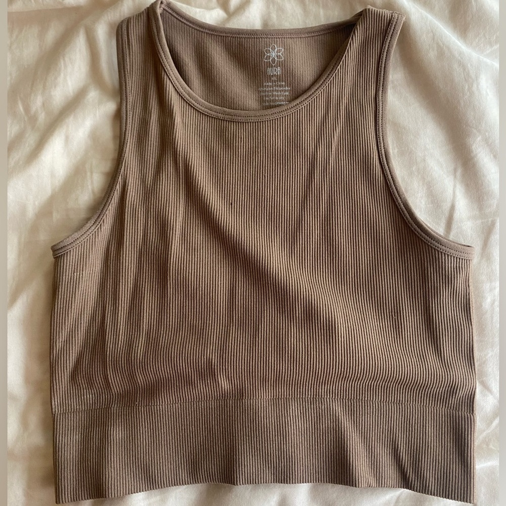 Ribbed crop top